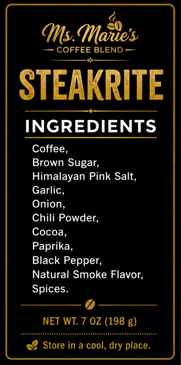 Steakrite Ingredients