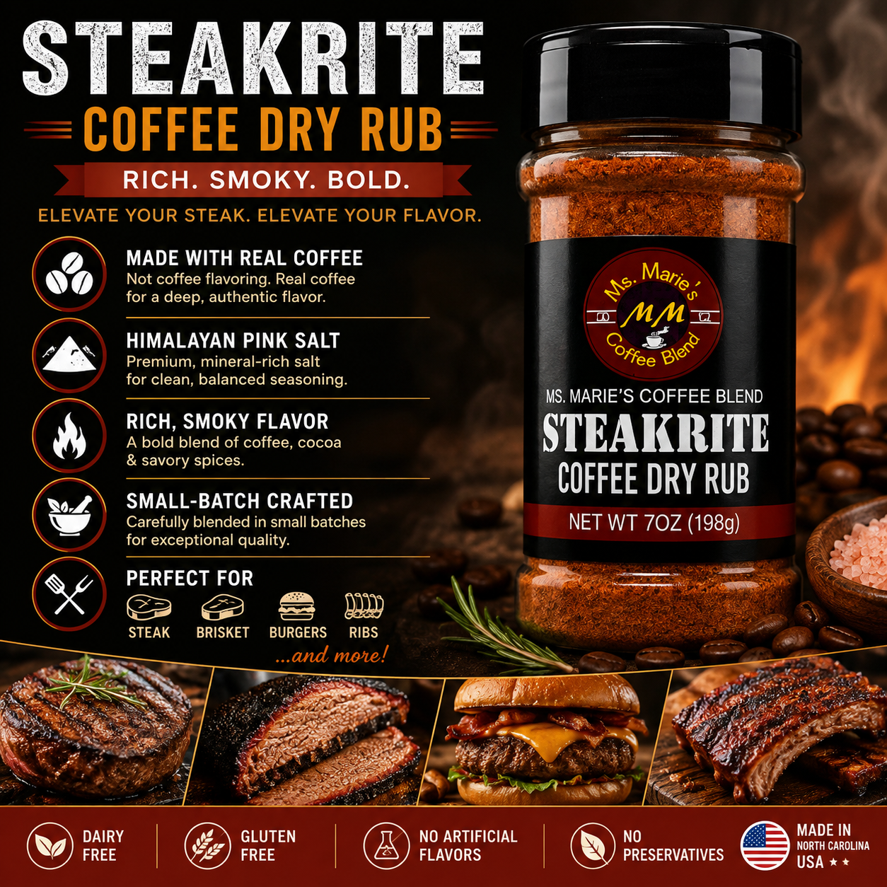 Steakrite info